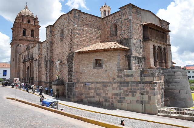 La iglesia de Santo Domingo built on the ruins of The Coricancha temple [Cuzco]