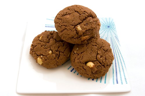 Chocolate Cinnamon Hazelnut Cookies