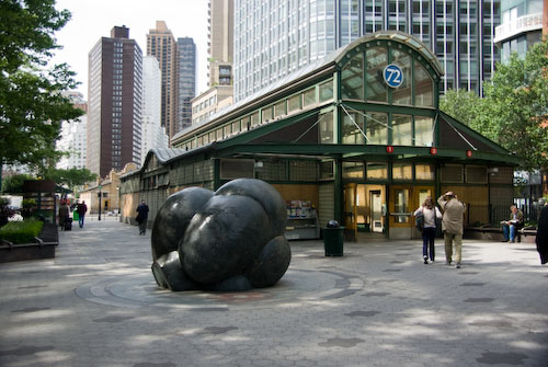 The 73rd Street Train Station in NYC
