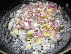 Cooking Shallots and Garlic
