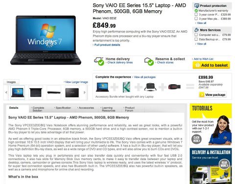 Best Buy product page
