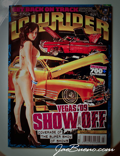 On newsstands today is the March 2010 issue of Lowrider Magazine