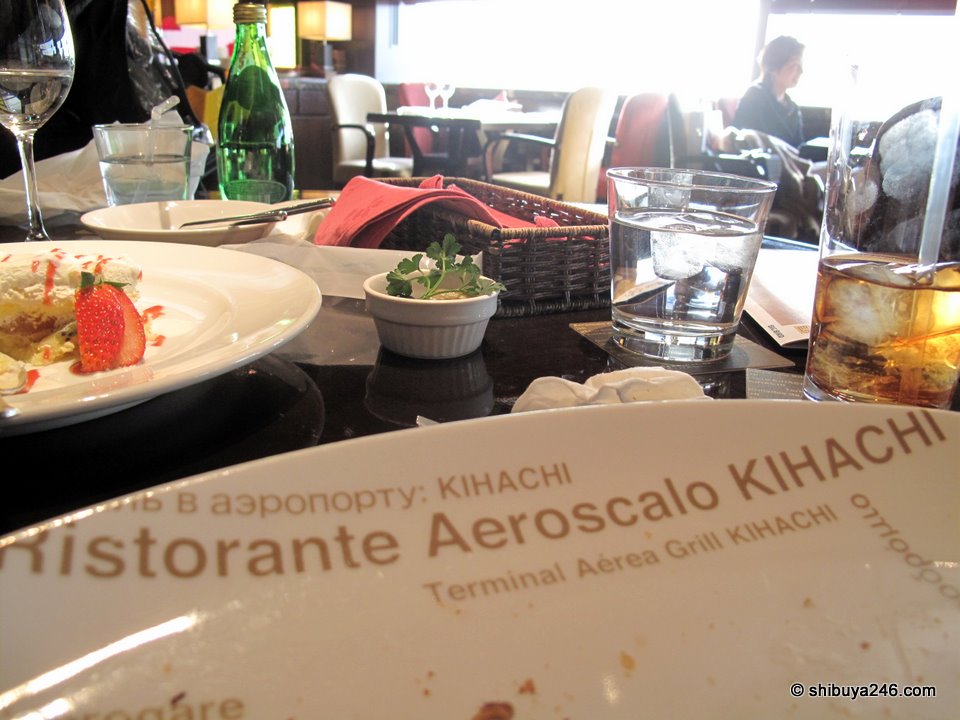 Ristorante Aeroscalo KIHACHI. great.