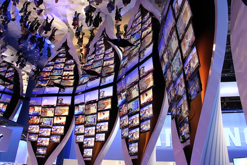 Samsung HDTV display at CES 2010 2