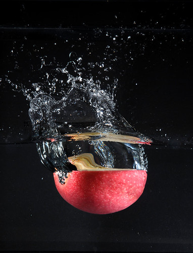 Splash: 1/2 apple