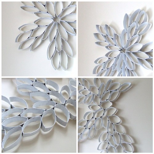 Project: Recycled TP Roll Wall Art Sculpture