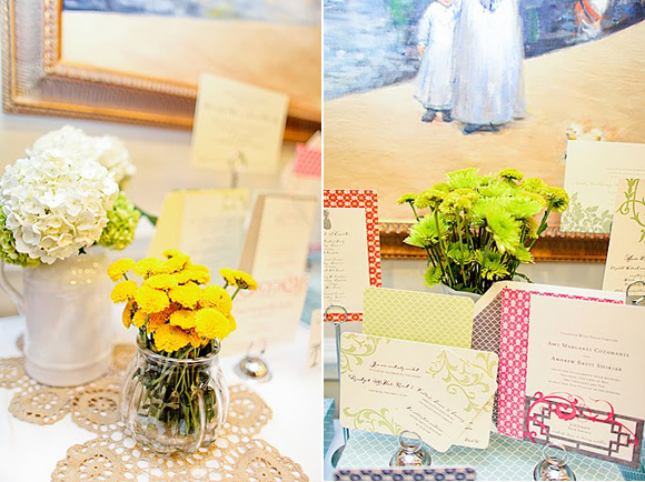 Photos of Smock's Display at The Wedding Party