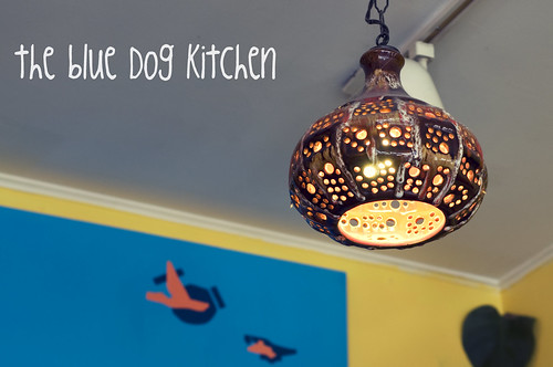 blue dog kitchen