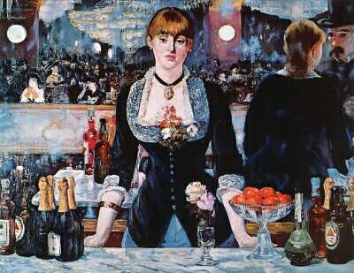 Bar Girl, Edouard Manet