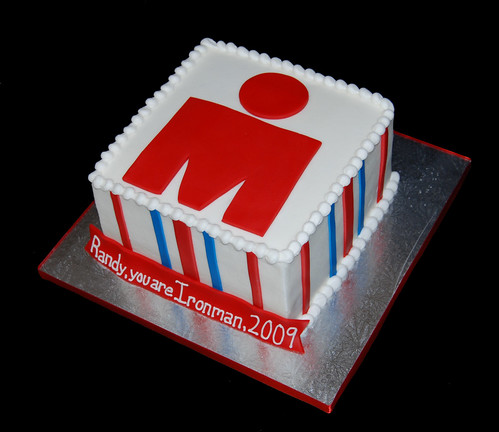 Ironman triathalon congratulations cake