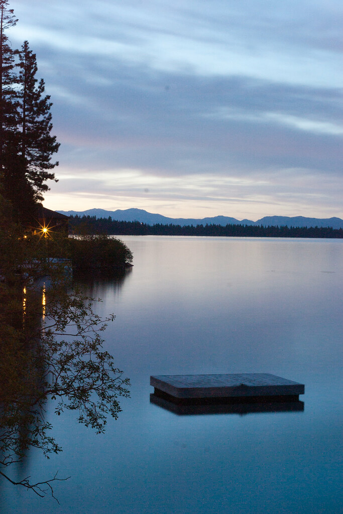 Twilight over the dock