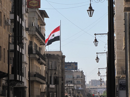 Syrian Flag and Aleppo