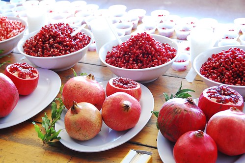 Pomegranates on Display