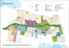 site plan for The Ponds, a Landcom development (by: Landcom)