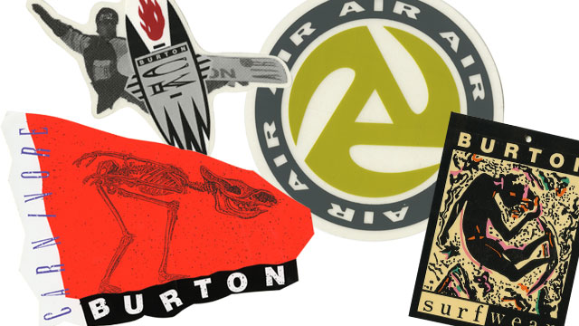 burton snowboarding logos. 1989 Bar Logo (bottom right)-