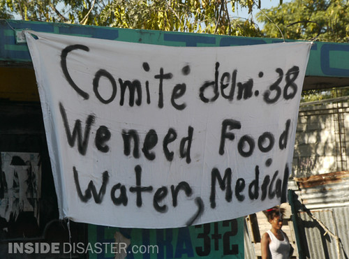 We need food, water, medecin