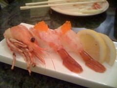 Amaebi Nigiri Sushi (Sweet Shrimp)