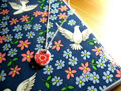 blooming - handmade polyclay necklace