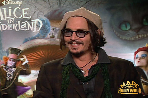 Johnny Depp Alicia en el País de las Maravillas