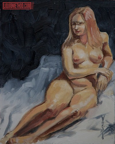 3 Hour Painting Pose from Tuesday's Norfolk Drawing Group