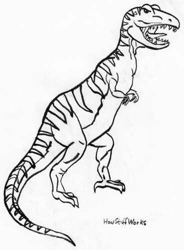 drawing t rex