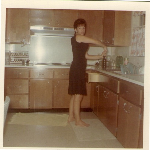 Mom in the kitchen
