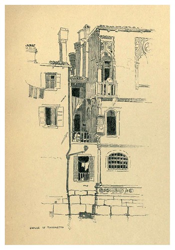 019- La casa de Tintoretto-Venice  a sketch-book 1914- Richards Fred