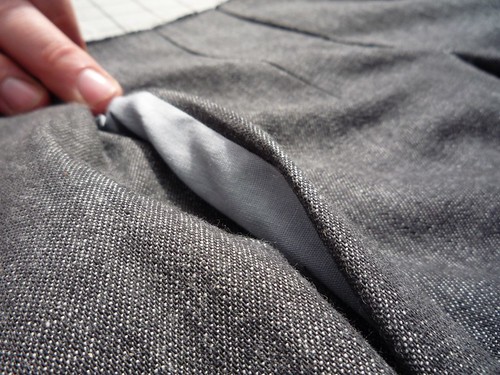 Carianne's Skirt -- Pocket Closeup 