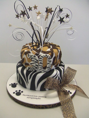 CAKE - Animal print cake