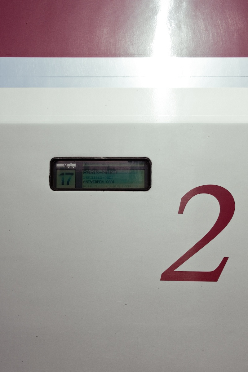 Thalys à destination de Amsterdam Centrale