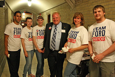 Rob Ford with team
