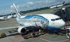 Alaska Airlines flight evacuated after bomb threat