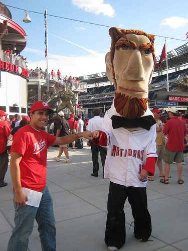 Abe and I at Nationals Park
