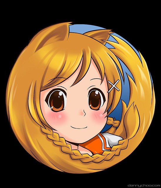 Logo de Firefox estilo manga