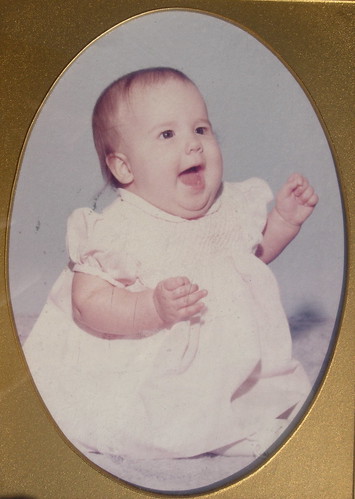 Caroline as a baby