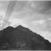 Photograph Looking Toward Mountain With Boulder Dam Transmission Lines on Peak and Close-Up of Wires