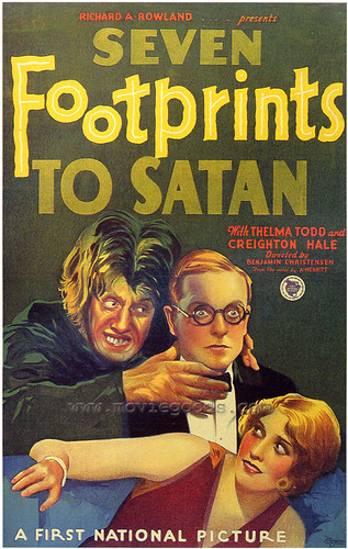 SEVEN FOOTPRINTS TO SATAN (1929) poster repro