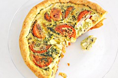 Nom-ed-At Tomato and Spinach Quiche from Cedele