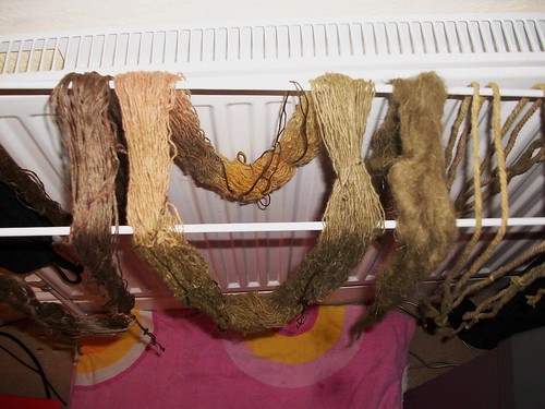 drying hanks and rope