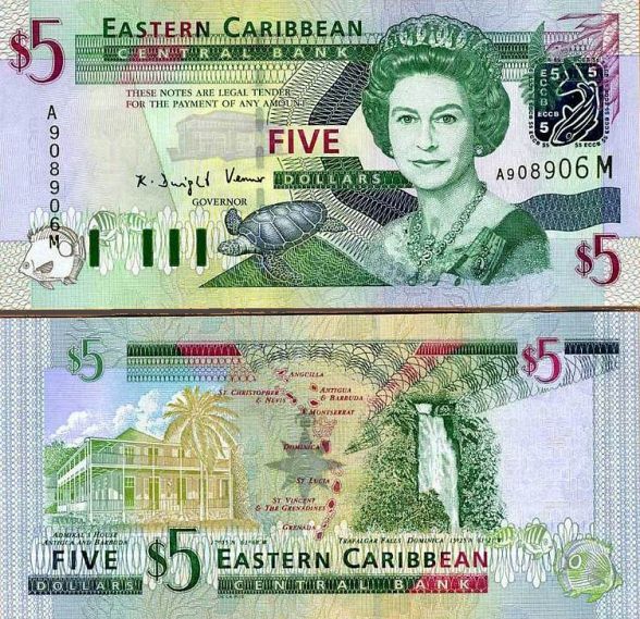 Východný Karibik - Eastern East Caribbean, $5 (2003), Montserrat P-42m