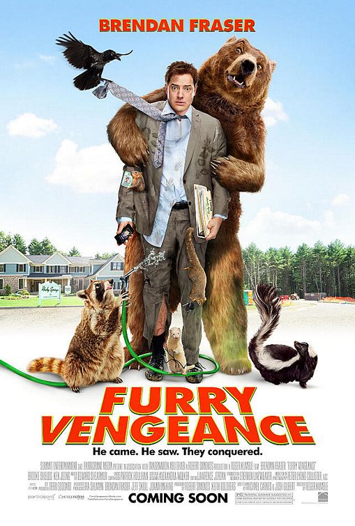 Brendan Fraser Furry Vengeance poster