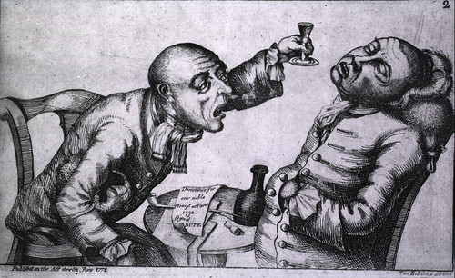Two statesmen drowning their cares, Tim Bobbin [i.e. John Collier], 1772