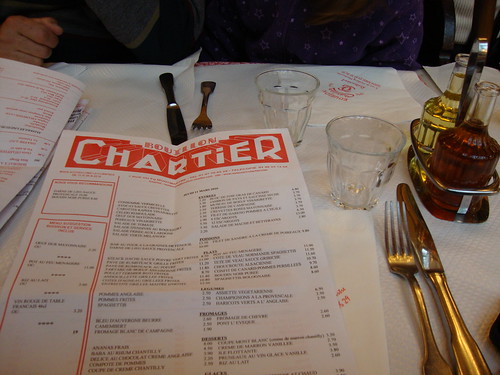 menu chartier restaurant paris