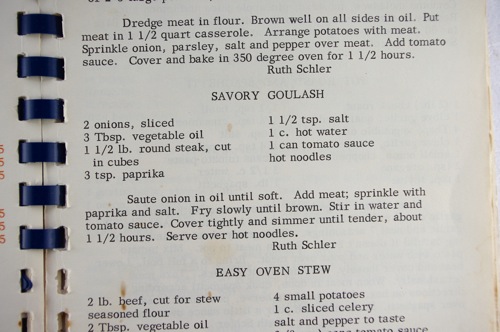 cookbook recipe