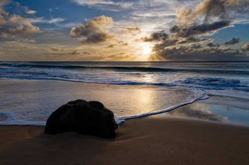 Papohaku Beach Sunset