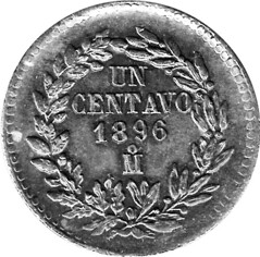 Mexico 1896 One Centavo