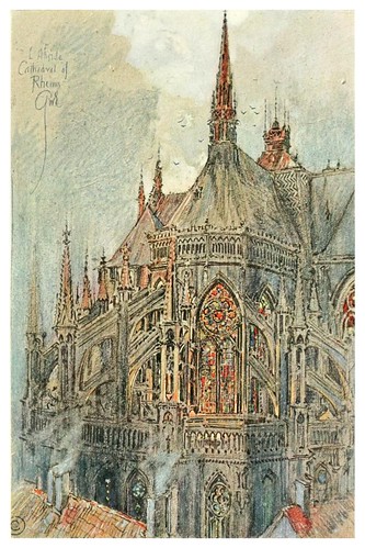 006- Ábside de la catedral de Reims-Vanished halls and cathedrals of France 1917- Edwards George Wharton