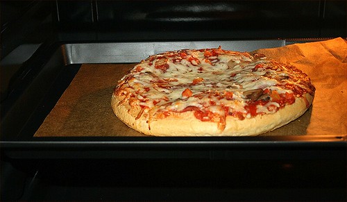 05 - Pizza im Ofen