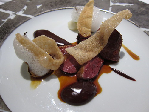 Anjou Pigeon, blood and umbles
