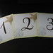 Pale Yellow & Brown Beach Wedding Table Numbers